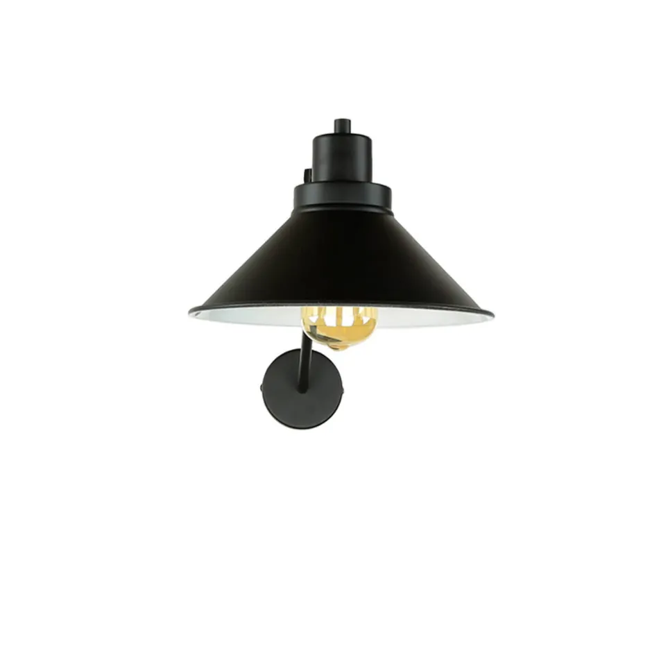 Industrie Lampen|Wohnzimmerlampen*Nowodvorski Wandlampe Schwarz Metall verstellbar XXL E27