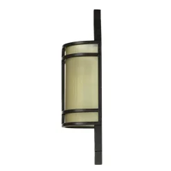 Elstead Wandlampe SHOJI Bronze Vintage Leuchte Wohnzimmer< Glaslampen|Designerlampen