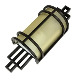 Elstead Wandlampe SHOJI Bronze Vintage Leuchte Wohnzimmer< Glaslampen|Designerlampen