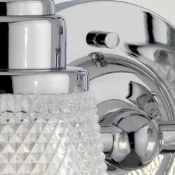 Elstead Wandlampe Spiegel LED G9 IP44 B: 34,5 cm Metall Glas in Chrom< Wandleuchten|Badezimmer Lampe