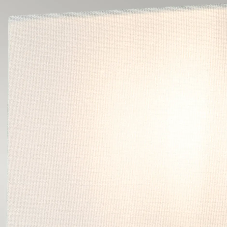 Wandleuchten|Flurlampen*Elstead Wandlampe Stoff 31,8 cm hoch Creme Weiß