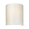 Wandleuchten|Flurlampen*Elstead Wandlampe Stoff Up Down Creme Chrom Flur Schlafzimmer