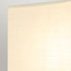 Elstead Wandlampe Stoffschirm H: 25,4 cm in Blattgold Weiß< Wandleuchten|Flurlampen