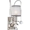 Elstead Wandlampe TAZIA in Silber Antik Kristall Lampe< Wandleuchten|Moderne Lampen