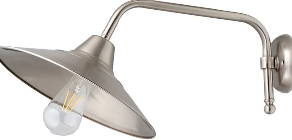 Wandleuchten|Küchenlampen*Lido Wandlampe Treppe Wohnzimmer aus Messing E27 DANAE