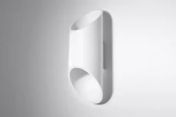 Sollux Wandlampe Up & Down Spot Weiß H:30cm Ø10cm NIXON< Wandleuchten|Flurlampen