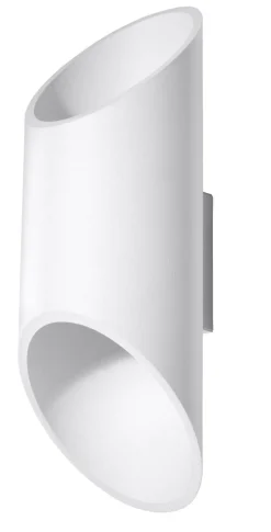 Sollux Wandlampe Up & Down Spot Weiß H:30cm Ø10cm NIXON< Wandleuchten|Flurlampen