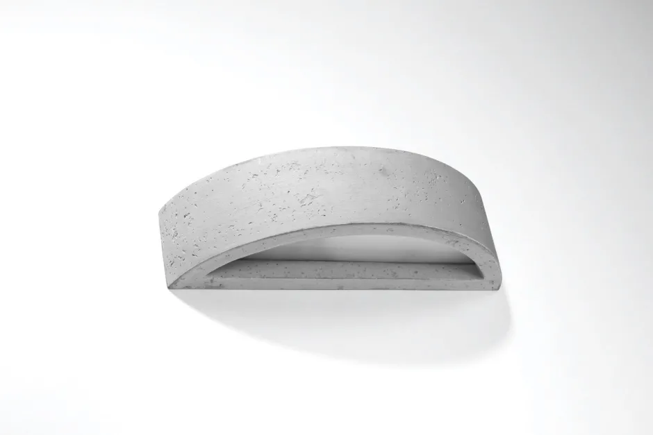 Betonlampen|Küchenlampen*Sollux Wandlampe Up Down Beton 40 cm indirekt E27 innen