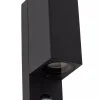 Außenwandleuchten|Fassadenstrahler* Wandlampe Up Down Sensor Aluminium B:7 cm IP65 GU10