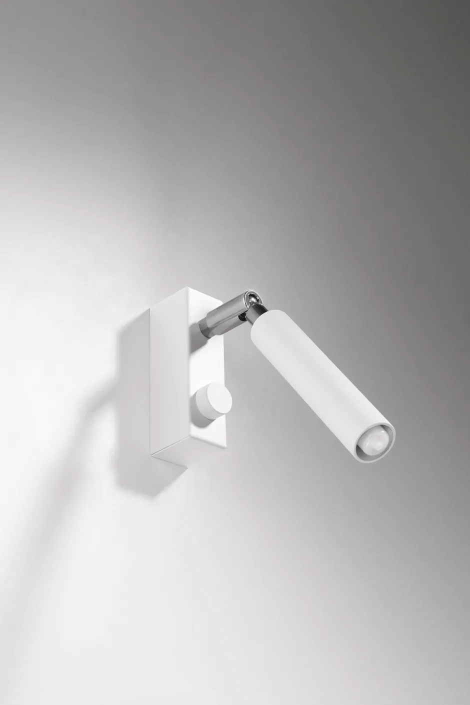 Wohnzimmerlampen|Moderne Lampen*Sollux Wandlampe verstellbar Weiß klein Metall zum Lesen