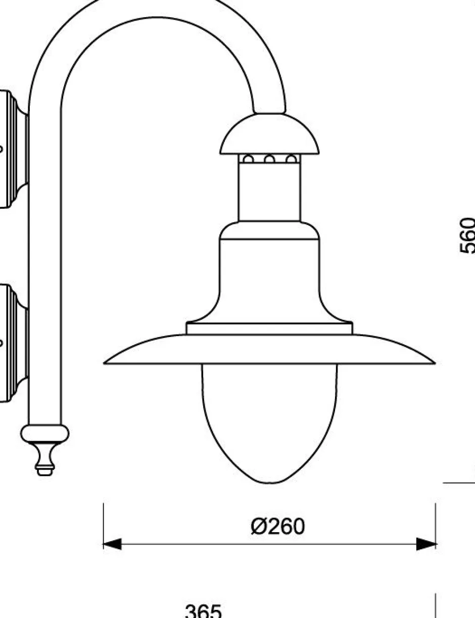 Laura Suardi Wandlampe VIAREGGIO Messing Glas Maritim glanzvoll< Wandleuchten|Küchenlampen