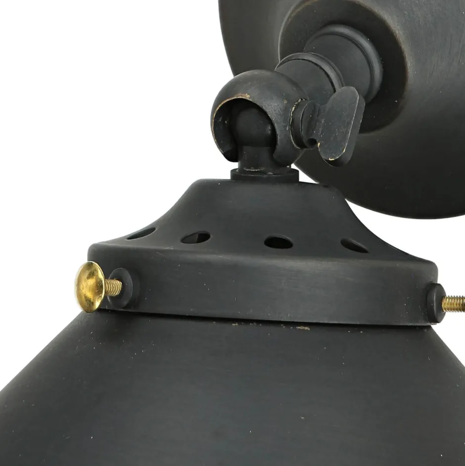 Giovanni Battista Wandlampe Vintage in Bronze aus echtem Messing< Wandleuchten|Esszimmer Lampen