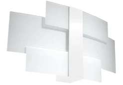 Sollux Wandlampe Weiß Glas Metall Modern 2x G9 MAGO< Wandleuchten|Flurlampen