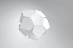 Sollux Wandlampe Weiß Metall Lichteffekt Modern dekorativ< Wandleuchten|Flurlampen