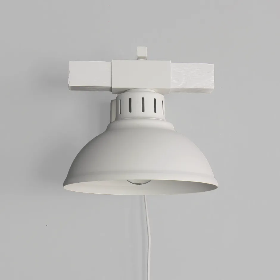 Luminex Wandlampe Weiß mit Steckdosenanschluss< Wandleuchten|Küchenlampen