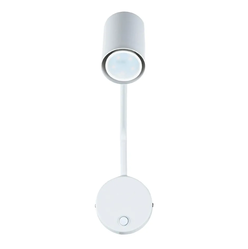 Easylight Wandlampe Weiß verstellbar Metall GU10 mit Schalter< Wandleuchten|Küchenlampen