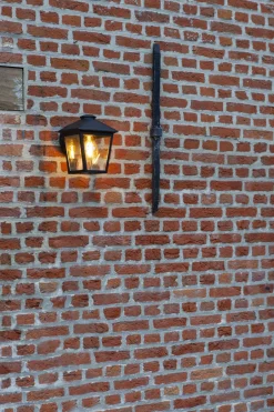 Metall Lampen|Gartenlaternen*Eco-Light Wandlaterne außen Aluminium Glas E27 IP44 20 cm hoch