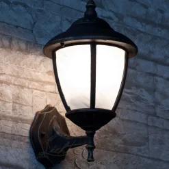 Rabalux Wandlaterne für Außen Wandleuchte MADRID gold antik< Rustikale Lampen|Rustikale Außenleuchten