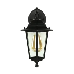 Rustikale Lampen|Rustikale Außenleuchten*Easylight Wandlaterne für aussen PARIS schwarz wetterfest