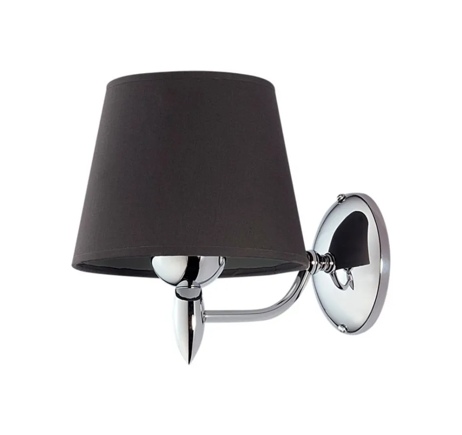 Wandleuchten|Moderne Lampen*Jupiter Wandleuchte ALAION in Graphit Chrom Wohnzimmer