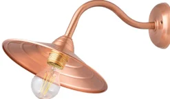 Wandleuchten|Küchenlampen*Lido Wandleuchte ANGELOS Kupfer Echt-Messing edel E27