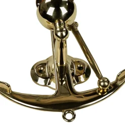 Metall Lampen|Messinglampen*Laura Suardi Wandleuchte Antik aus Messing Maritim edel