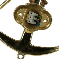 Metall Lampen|Messinglampen*Laura Suardi Wandleuchte Antik aus Messing Maritim edel