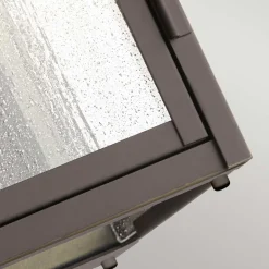 Elstead Wandleuchte außen Aluminium Glas H: 37,2 cm IP44 in Bronze< Außenwandleuchten|Gartenlaternen