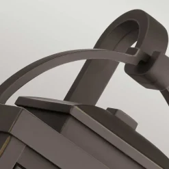 Elstead Wandleuchte außen Aluminium Glas H: 37,2 cm IP44 in Bronze< Außenwandleuchten|Gartenlaternen