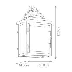 Elstead Wandleuchte außen Aluminium Glas H: 37,2 cm IP44 in Bronze< Außenwandleuchten|Gartenlaternen