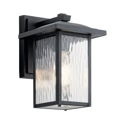 Elstead Wandleuchte außen Aluminium Glas E27 IP44 25,8 cm hoch< Metall Lampen|Rustikale Lampen