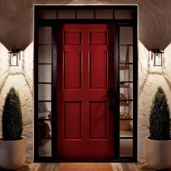 Elstead Wandleuchte außen Aluminium Glas E27 IP44 25,8 cm hoch< Metall Lampen|Rustikale Lampen