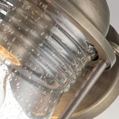 Elstead Wandleuchte außen Aluminium Glas 34,6 cm hoch IP44 E27< Außenwandleuchten|Gartenlaternen