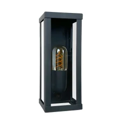 Giovanni Battista Wandleuchte außen E27 IP43 H: 25 cm Eisen Glas< Außenwandleuchten|Moderne Außenleuchten