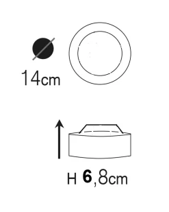 Außenwandleuchten|Messinglampen*Andromeda Wandleuchte außen Echt-Messing Glas Ø 14 cm IP64 G9