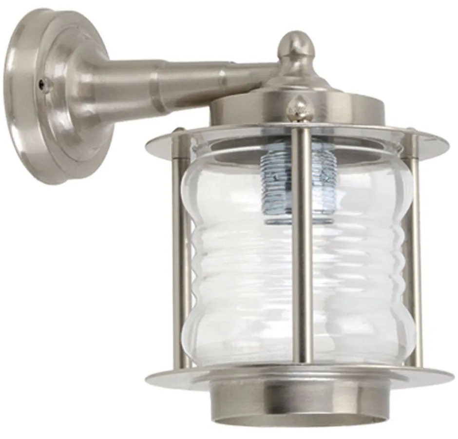 Lido Wandleuchte Außen Echt-Messing IP23 Maritim Hof< Außenleuchten Antik|Außenwandleuchten