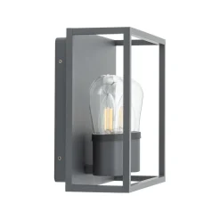 Nowodvorski Wandleuchte außen 2-flammig IP54 Graphit E14 Glas Aluminium< Außenwandleuchten|Moderne Außenleuchten