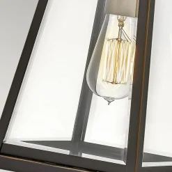 Elstead Wandleuchte außen H: 48,8 cm IP44 E27 in Bronze Garten< Außenwandleuchten|Gartenlaternen