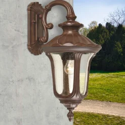 Außenleuchten Antik|Außenwandleuchten*Elstead Wandleuchte Außen in Bronze Rustikal IP44 Haus Hof