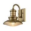 Außenleuchten Antik|Außenwandleuchten*Elstead Wandleuchte außen IP44 E27 in Messing antik Vintage