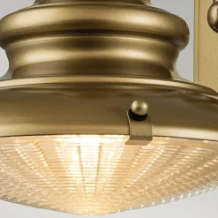 Außenleuchten Antik|Außenwandleuchten*Elstead Wandleuchte außen IP44 E27 in Messing antik Vintage