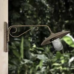 Außenleuchten Antik|Außenleuchten Messing*Giovanni Battista Wandleuchte außen IP44 Messing E27 in Bronze Antik matt