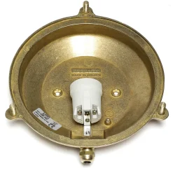 Lido Wandleuchte Außen KARPAHTOS aus Messing rund 21cm< Rustikale Lampen|Metall Lampen