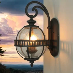 Elstead Wandleuchte Außen Laterne Vintage Haus Hof IP44< Vintage Lampen|Gartenlaternen