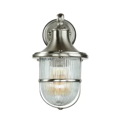 Metall Lampen|Messinglampen*Lido Wandleuchte Außen Maritim IP64 Haustür Echt-Messing