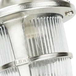 Metall Lampen|Messinglampen*Lido Wandleuchte Außen Maritim IP64 Haustür Echt-Messing