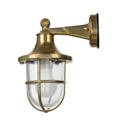 Lido Wandleuchte Außen Messing Haustür Maritim IP64< Metall Lampen|Messinglampen