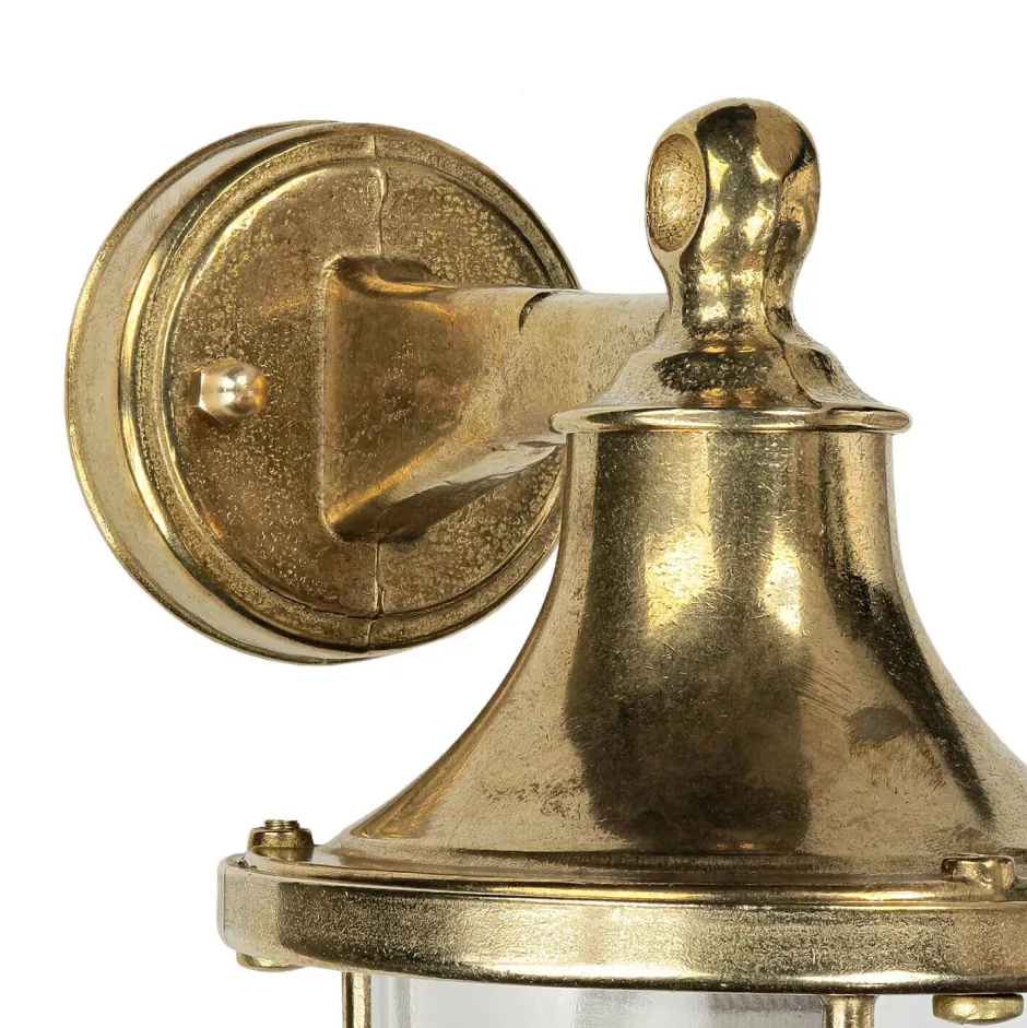 Lido Wandleuchte Außen Messing Haustür Maritim IP64< Metall Lampen|Messinglampen