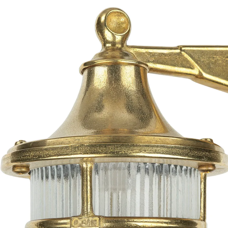 Lido Wandleuchte Außen Messing Maritim IP64 Haus Hof< Rustikale Lampen|Metall Lampen
