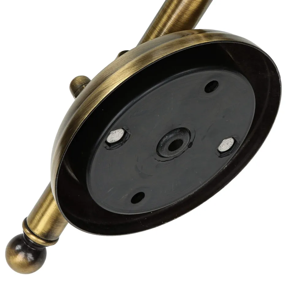 Außenwandleuchten|Rustikale Lampen*Lido Wandleuchte Außen Messing Glas Maritim Balkon Hof